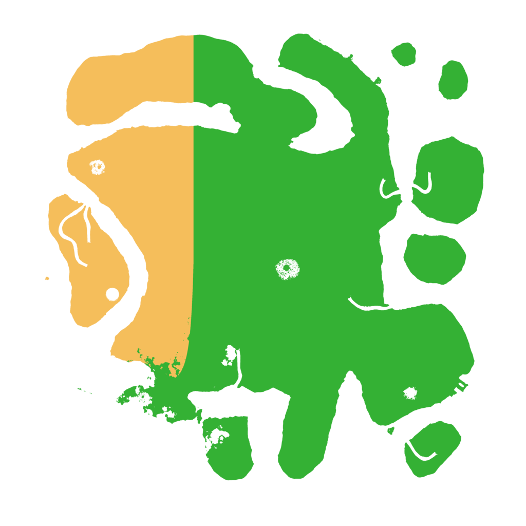 Biome Rust Map: Procedural Map, Size: 3550, Seed: 749565