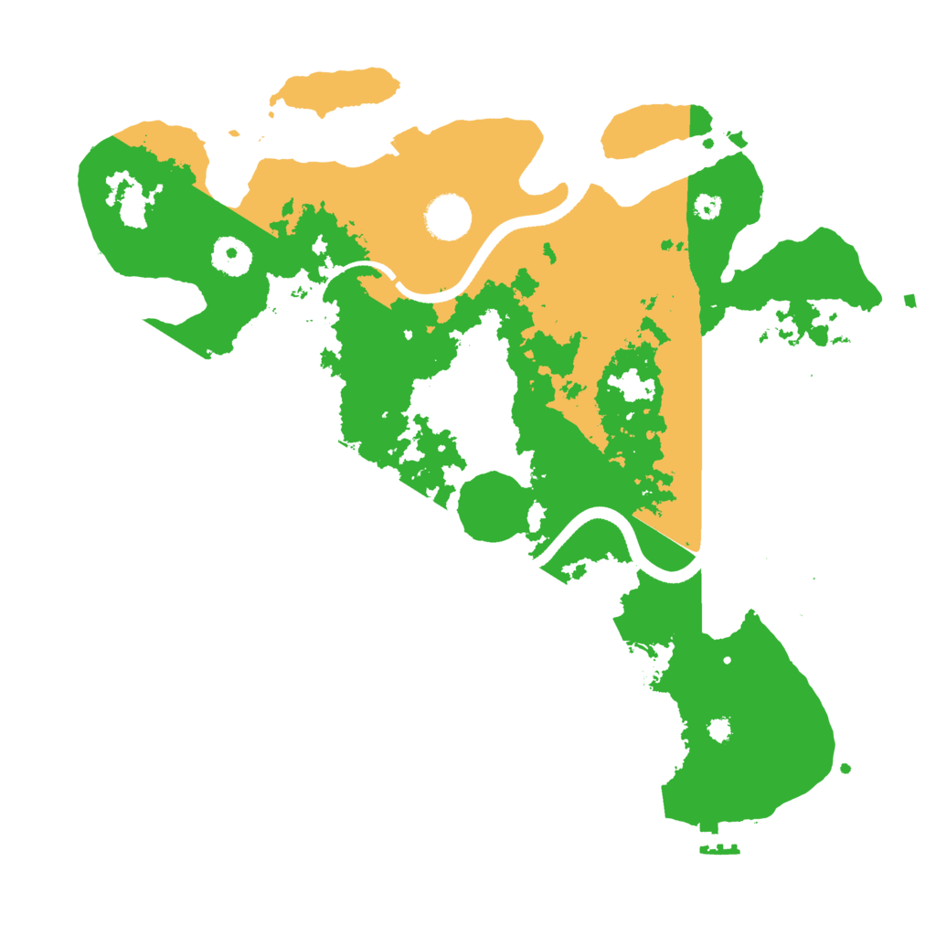 Biome Rust Map: Procedural Map, Size: 3550, Seed: 175370