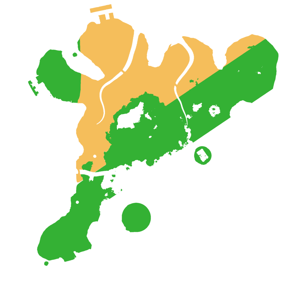 Biome Rust Map: Procedural Map, Size: 2800, Seed: 16