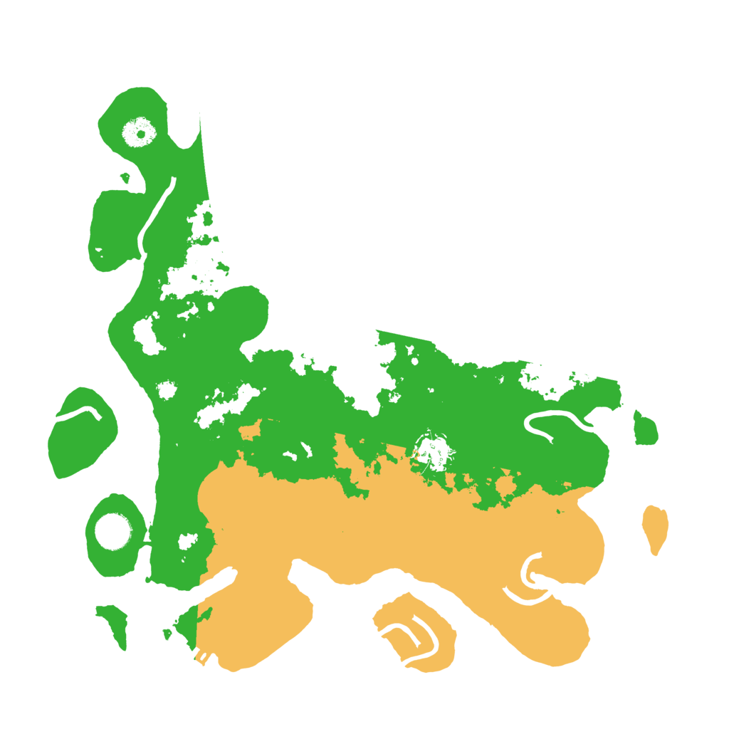 Biome Rust Map: Procedural Map, Size: 3550, Seed: 976352
