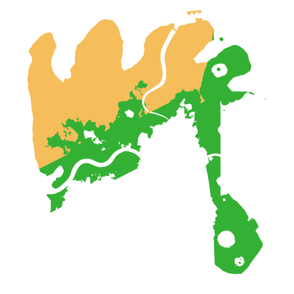 Biome Rust Map: Procedural Map, Size: 3069, Seed: 1633154240