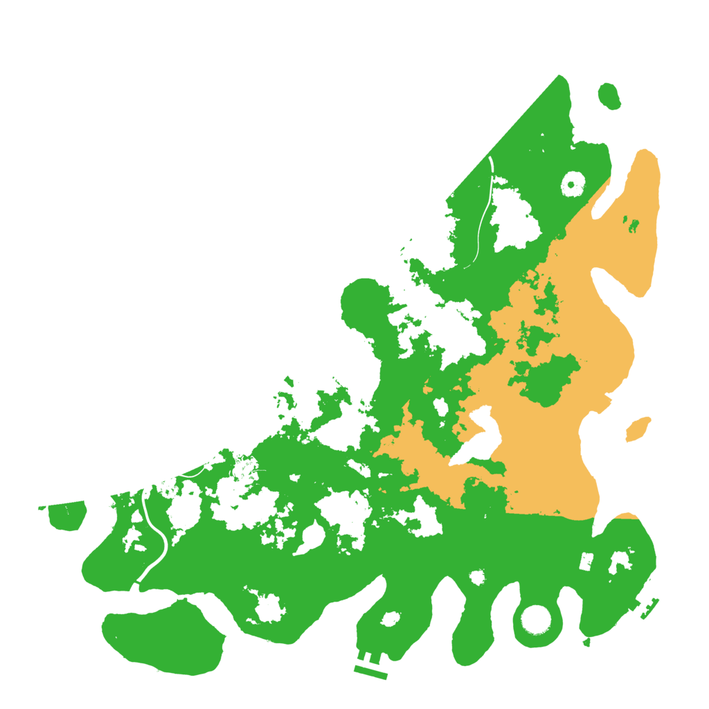 Biome Rust Map: Procedural Map, Size: 4250, Seed: 15014