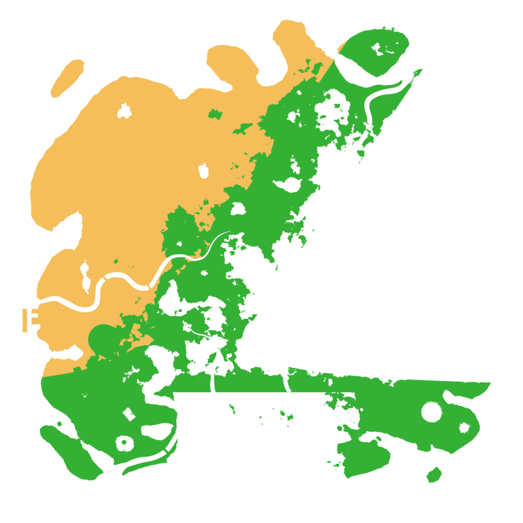 Biome Rust Map: Procedural Map, Size: 4500, Seed: 3770133