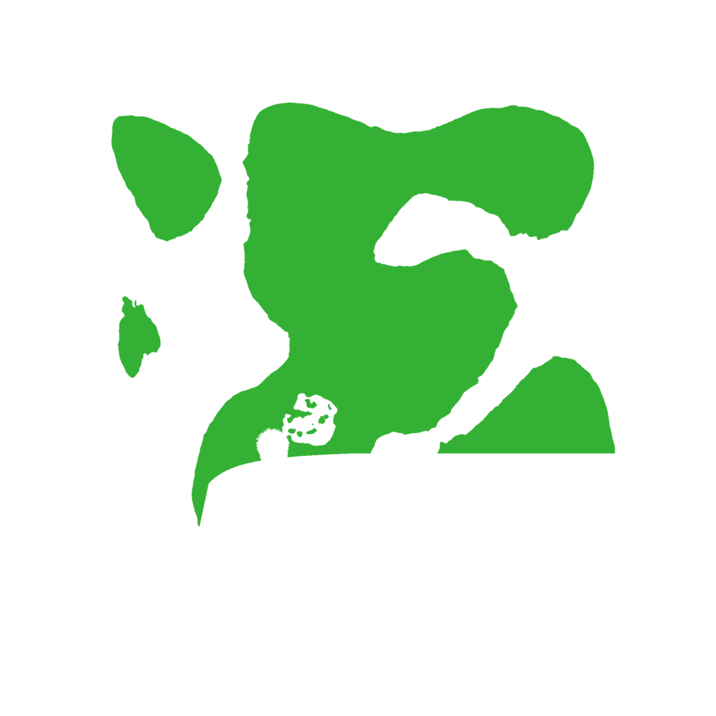 Biome Rust Map: Barren, Size: 2000, Seed: 879334577