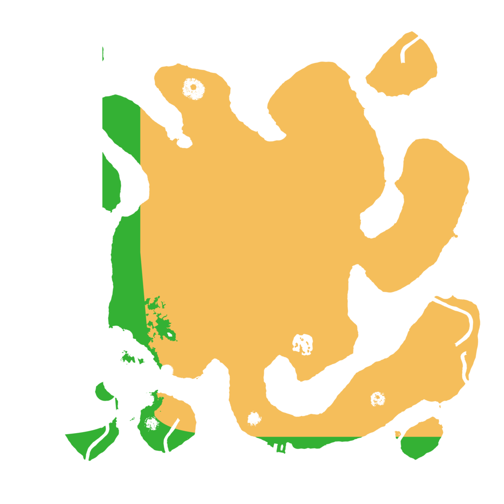 Biome Rust Map: Procedural Map, Size: 3500, Seed: 294205917