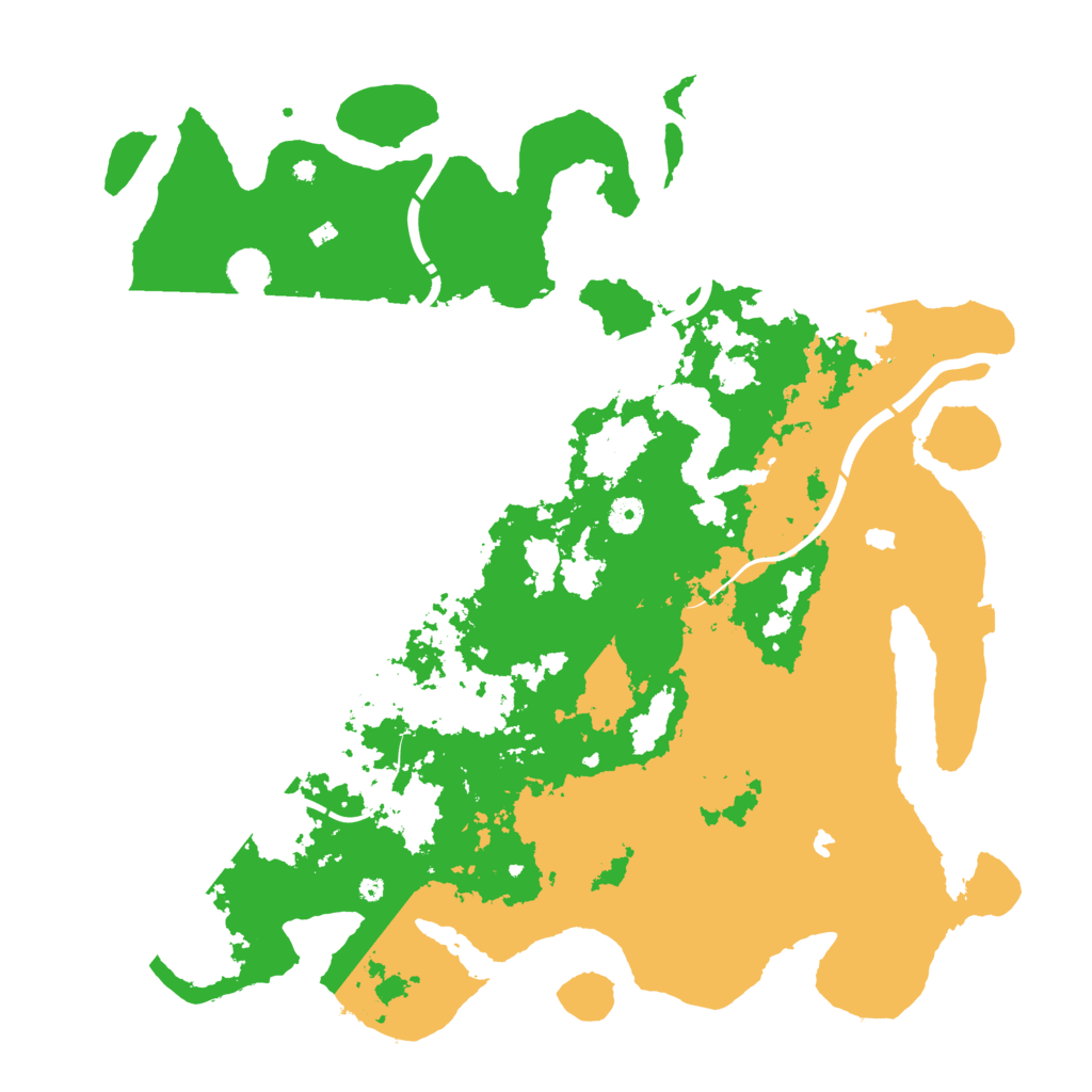 Biome Rust Map: Procedural Map, Size: 4500, Seed: 600757