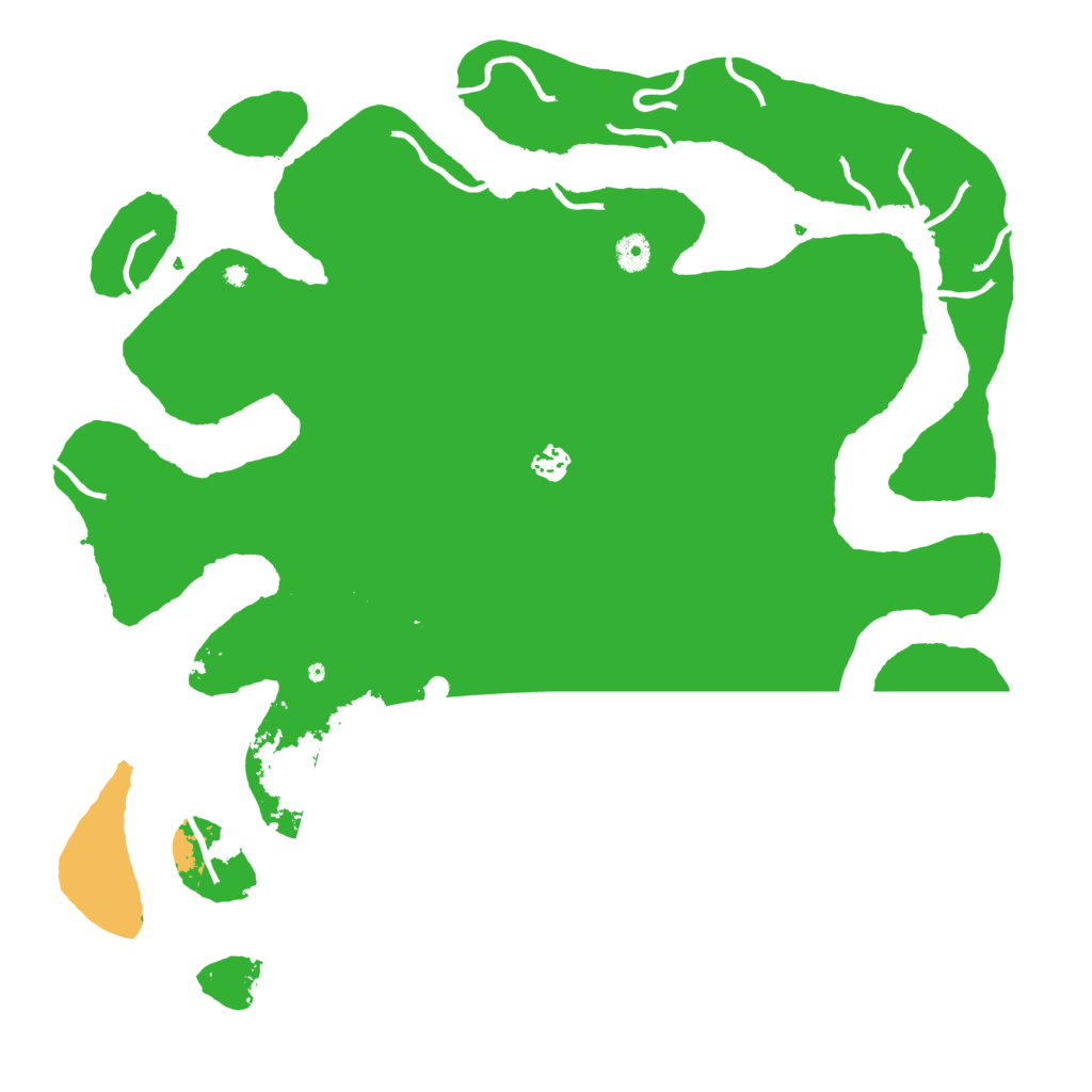 Biome Rust Map: Procedural Map, Size: 4500, Seed: 1358293