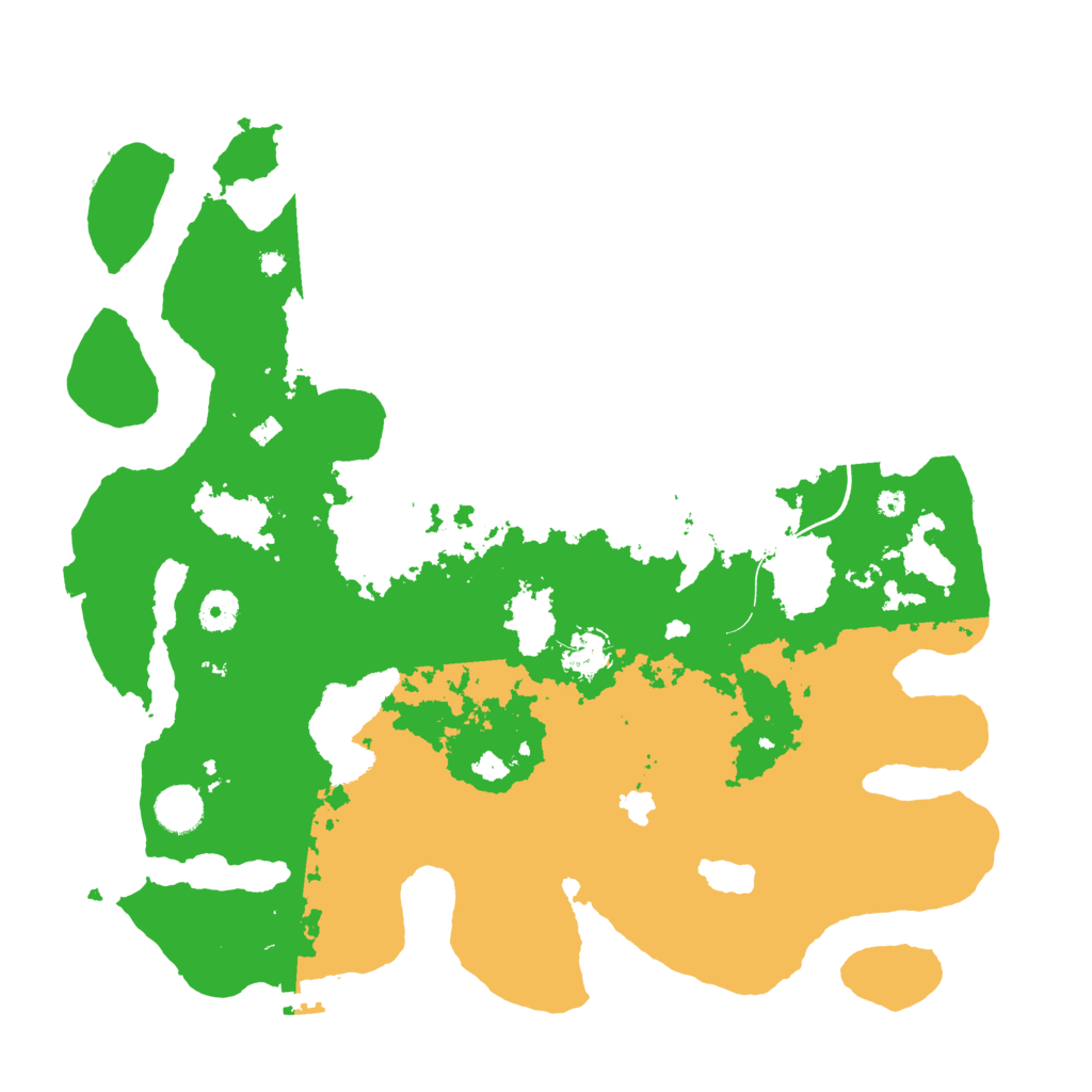 Biome Rust Map: Procedural Map, Size: 4000, Seed: 119655