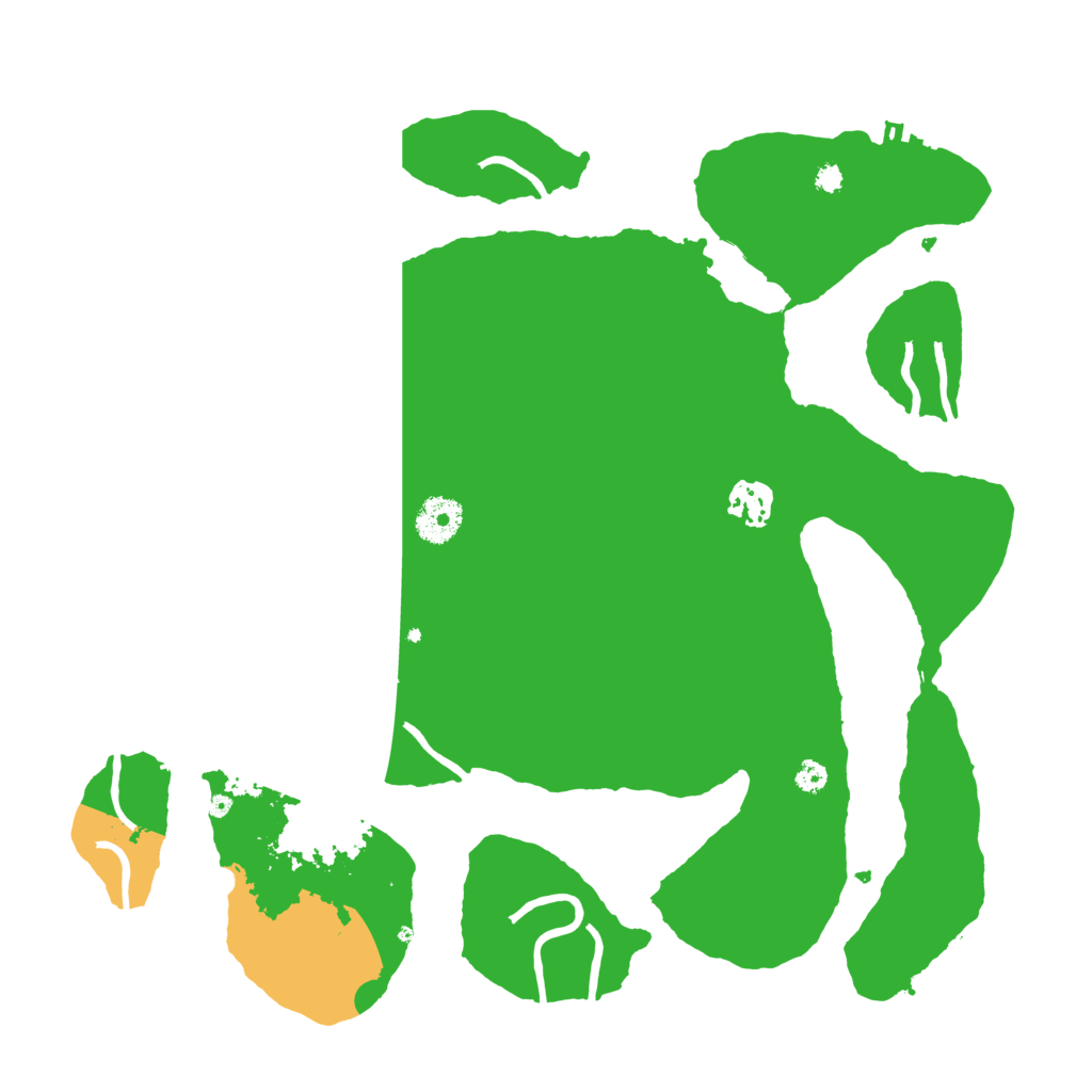 Biome Rust Map: Procedural Map, Size: 3550, Seed: 400004