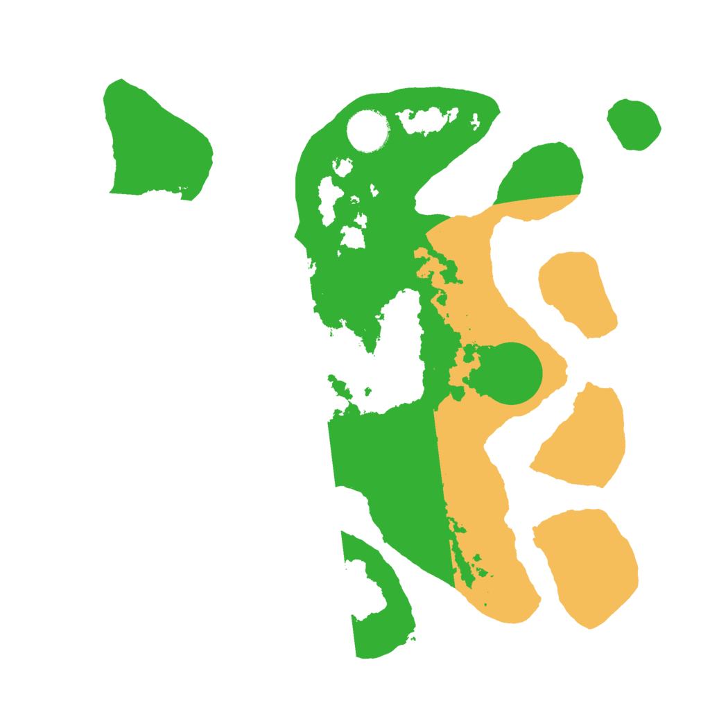 Biome Rust Map: Barren, Size: 3000, Seed: 14736548