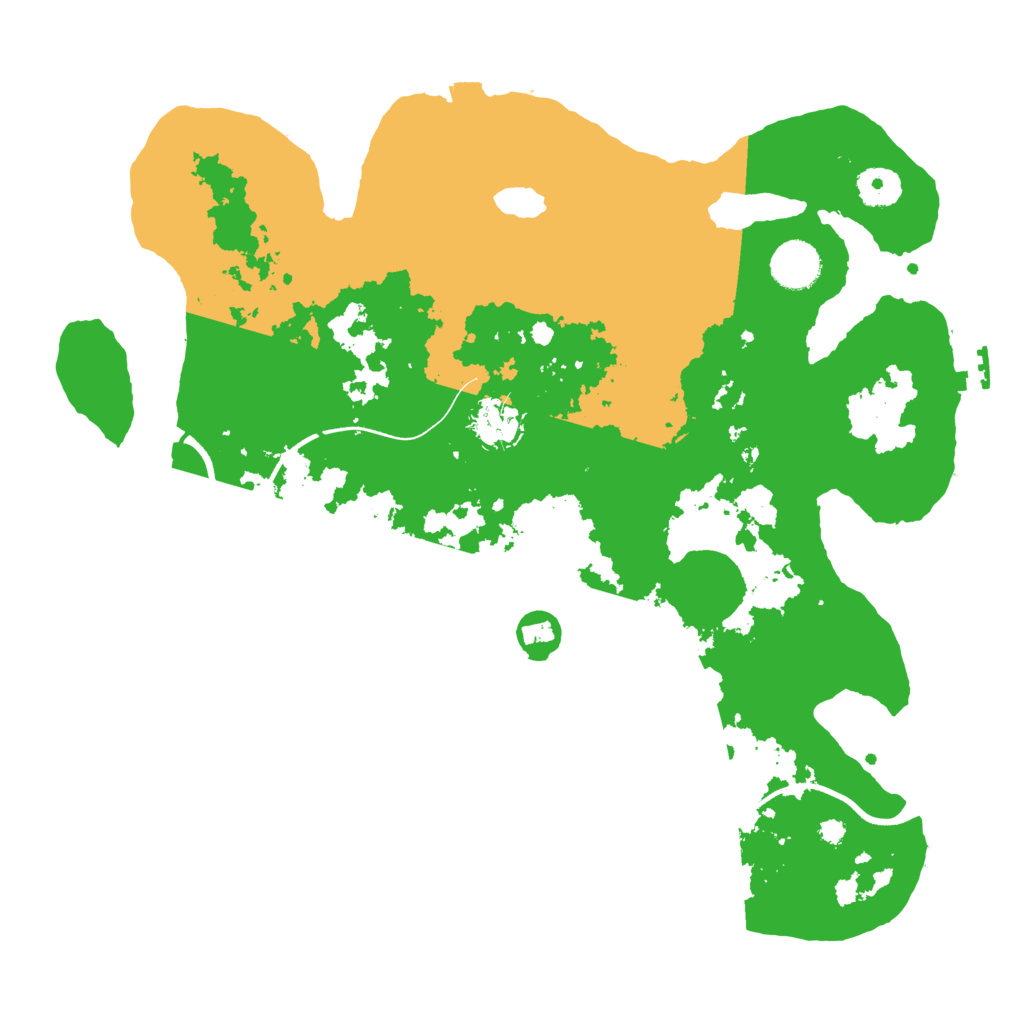 Biome Rust Map: Procedural Map, Size: 3650, Seed: 2147483647