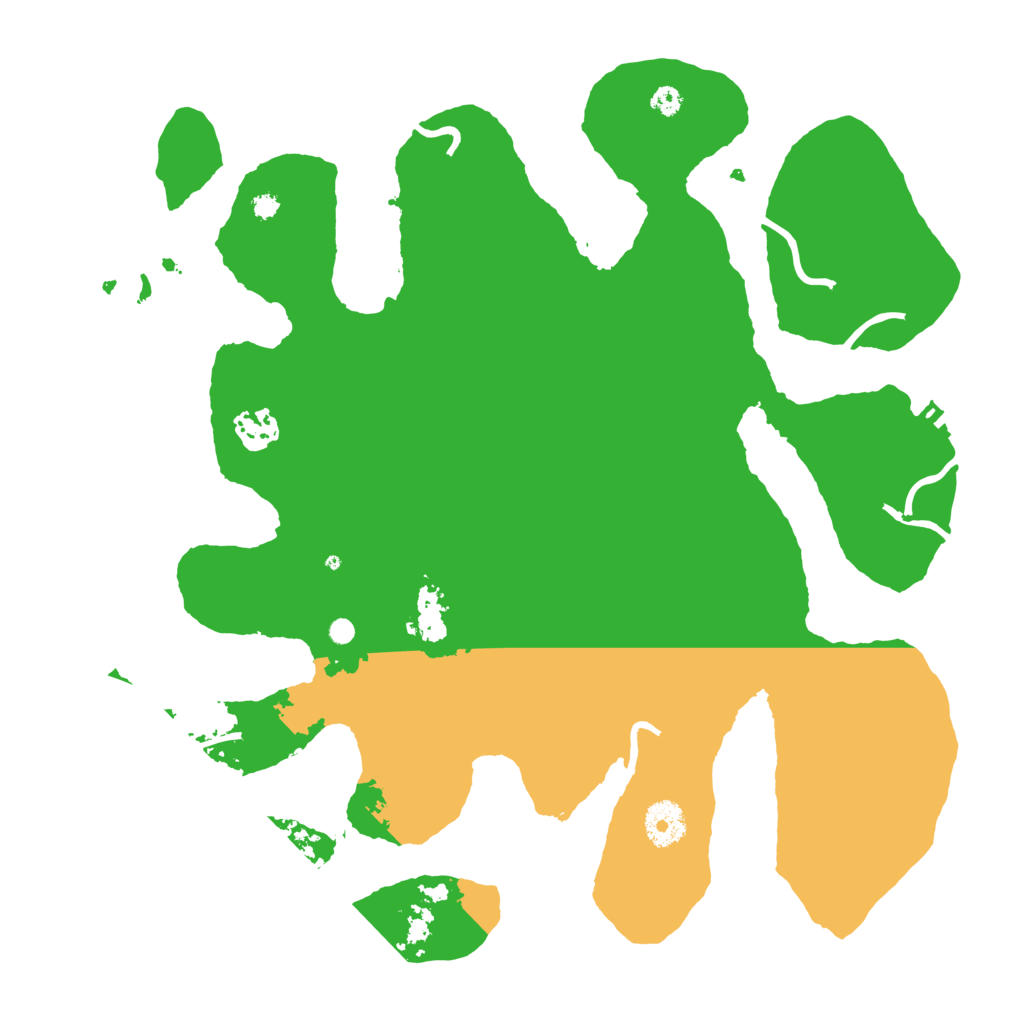 Biome Rust Map: Procedural Map, Size: 3550, Seed: 358139