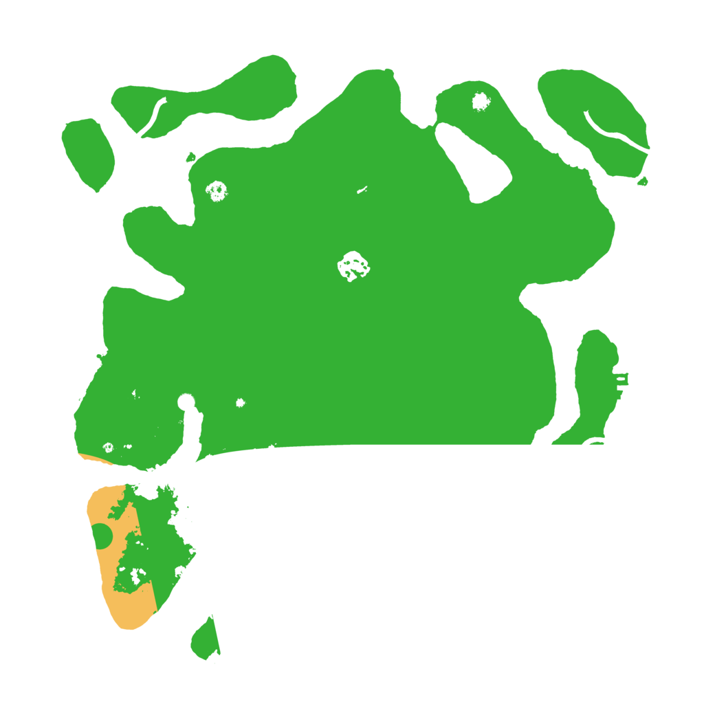 Biome Rust Map: Procedural Map, Size: 3550, Seed: 442061