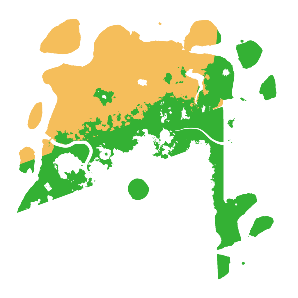 Biome Rust Map: Procedural Map, Size: 4000, Seed: 158901