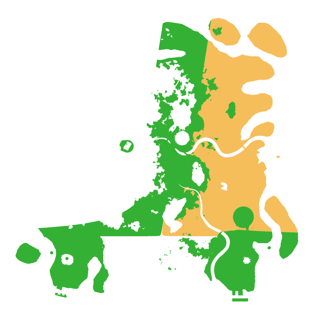 Biome Rust Map: Procedural Map, Size: 4000, Seed: 408067