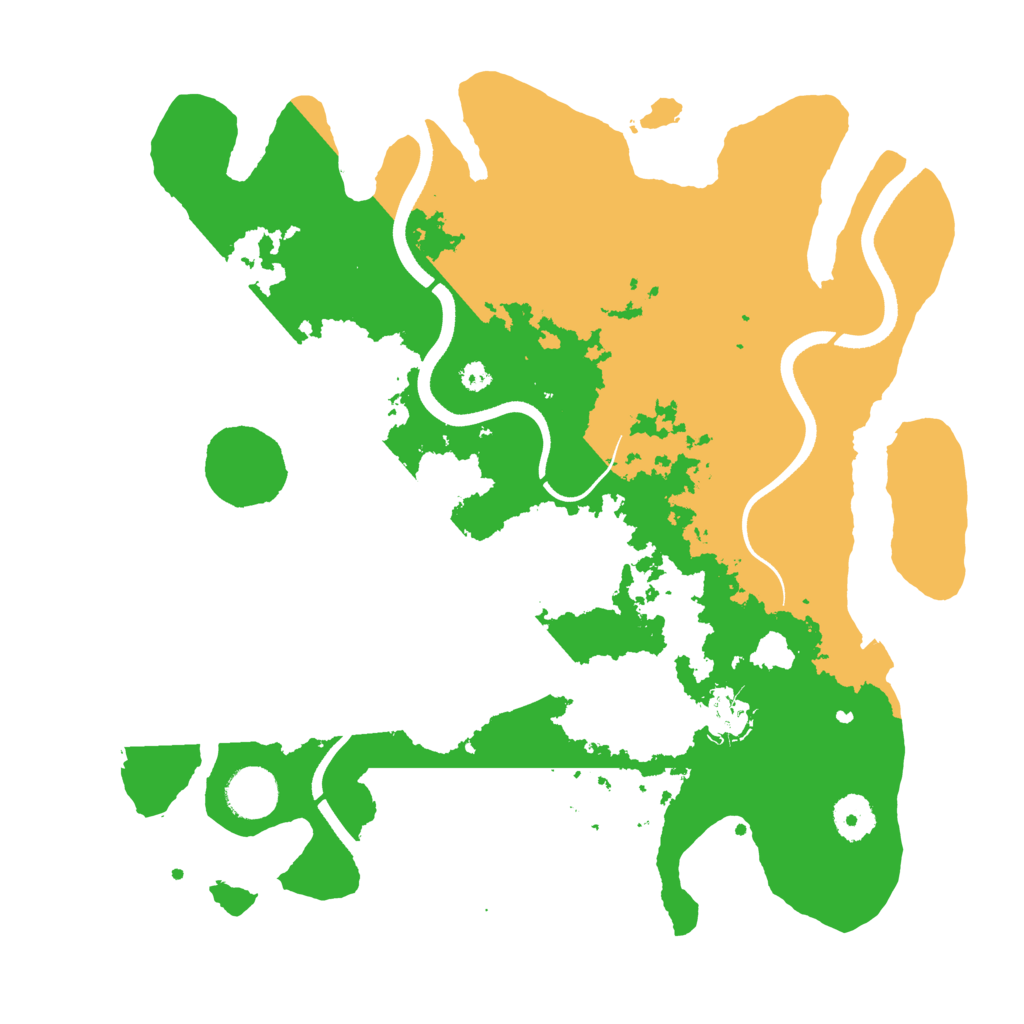 Biome Rust Map: Procedural Map, Size: 3550, Seed: 500961