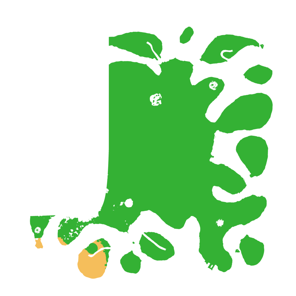 Biome Rust Map: Procedural Map, Size: 3550, Seed: 888227