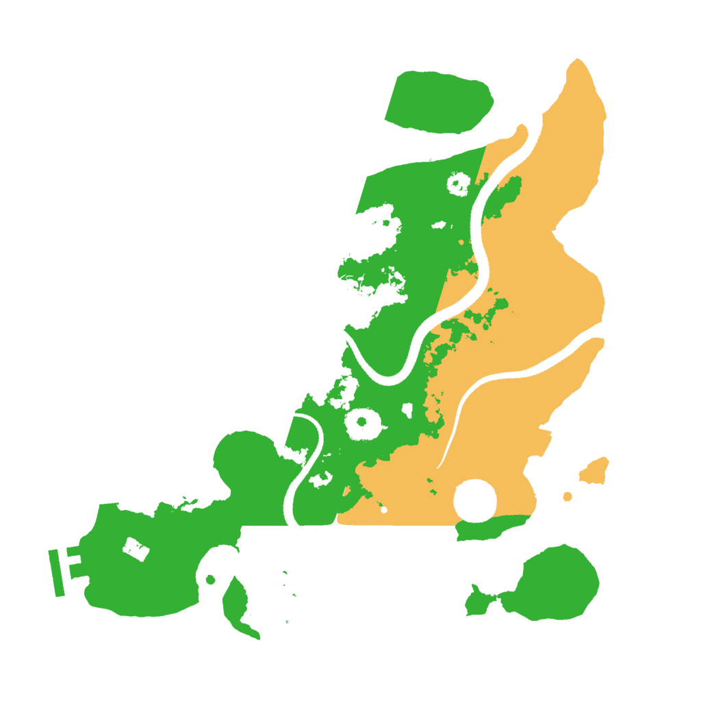 Biome Rust Map: Procedural Map, Size: 3000, Seed: 21017659