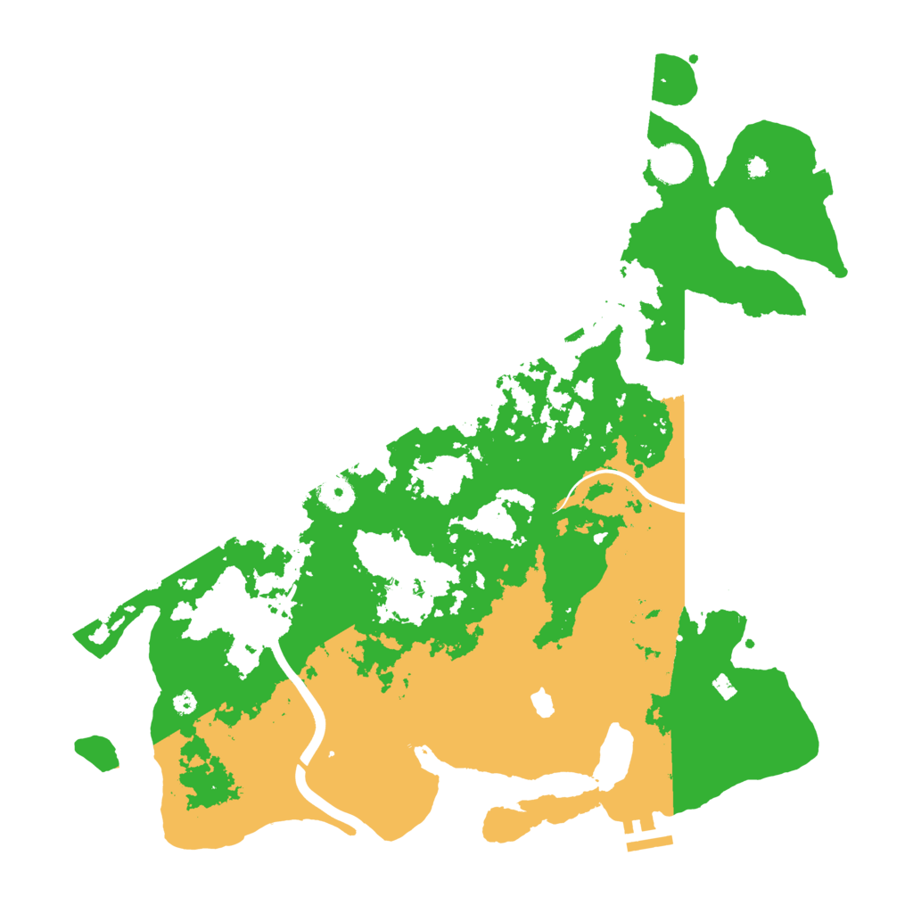 Biome Rust Map: Procedural Map, Size: 4000, Seed: 6110450