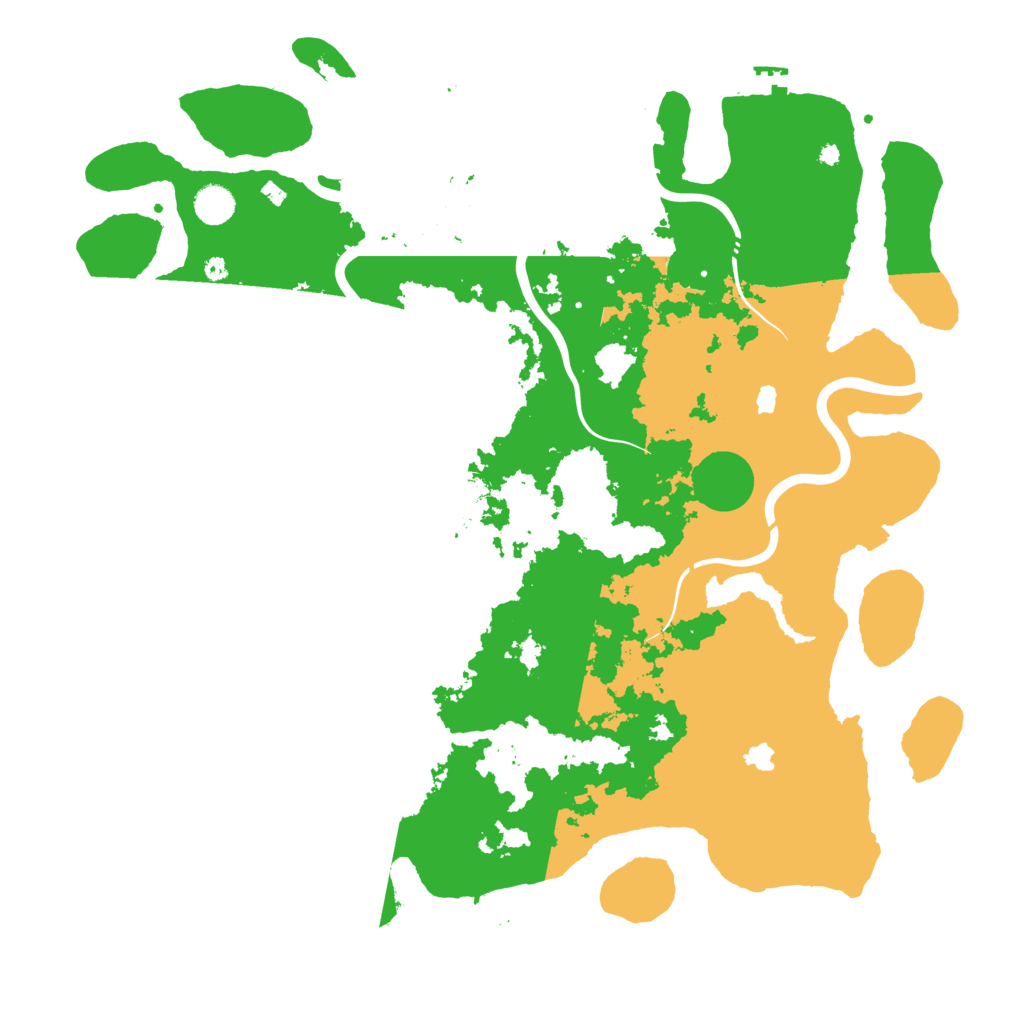 Biome Rust Map: Procedural Map, Size: 4500, Seed: 1800688