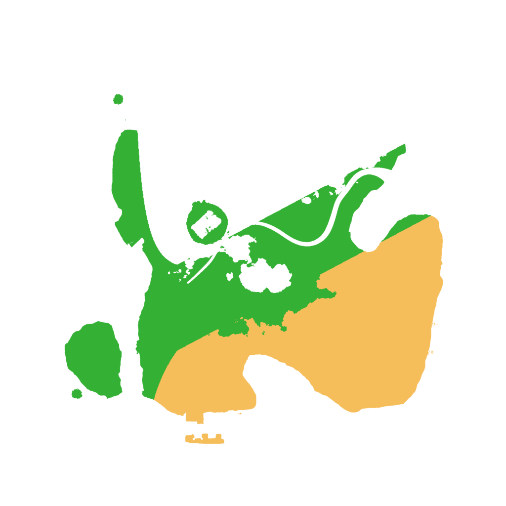 Biome Rust Map: Procedural Map, Size: 2000, Seed: 5890486