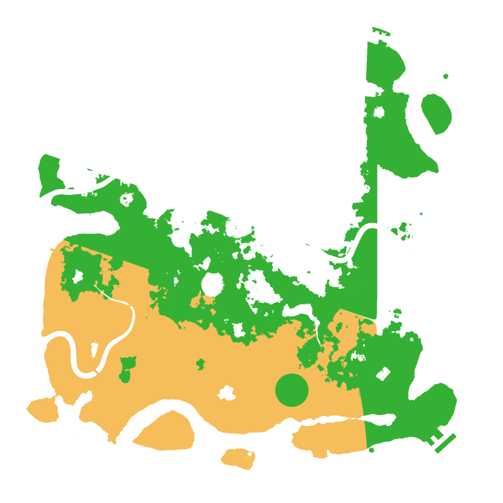 Biome Rust Map: Procedural Map, Size: 4000, Seed: 373615