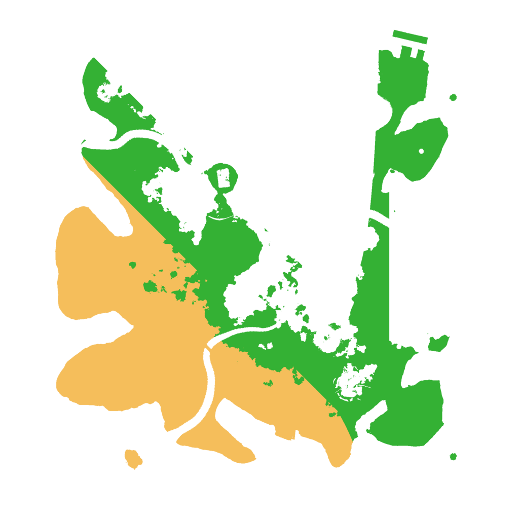 Biome Rust Map: Procedural Map, Size: 3000, Seed: 19190036