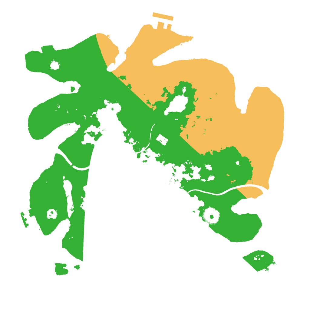 Biome Rust Map: Procedural Map, Size: 3000, Seed: 745034501