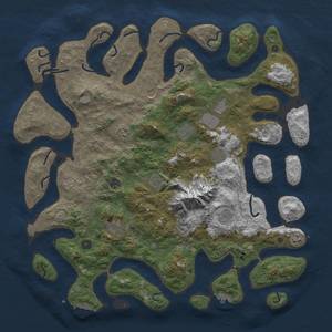 Thumbnail Rust Map: Procedural Map, Size: 5000, Seed: 59, 19 Monuments