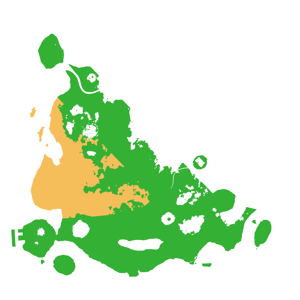 Biome Rust Map: Procedural Map, Size: 3550, Seed: 580185