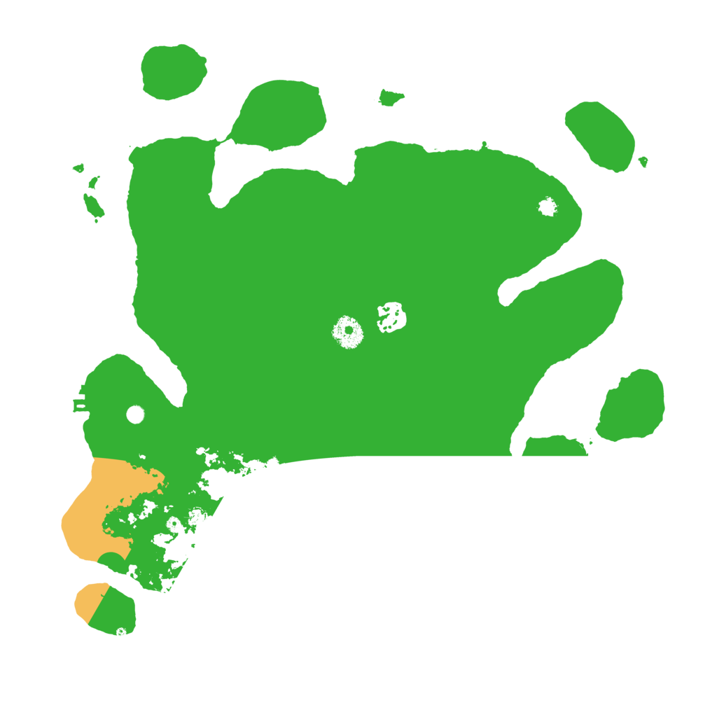 Biome Rust Map: Procedural Map, Size: 3500, Seed: 65950134