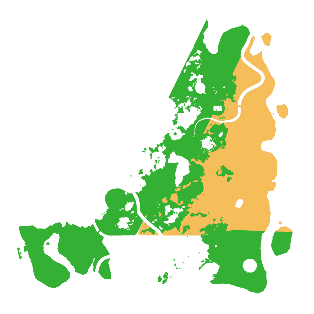 Biome Rust Map: Procedural Map, Size: 4000, Seed: 498010