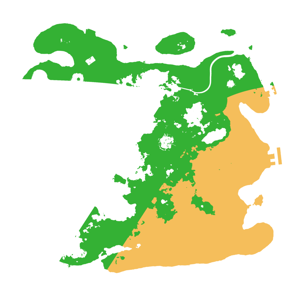 Biome Rust Map: Procedural Map, Size: 3550, Seed: 454398