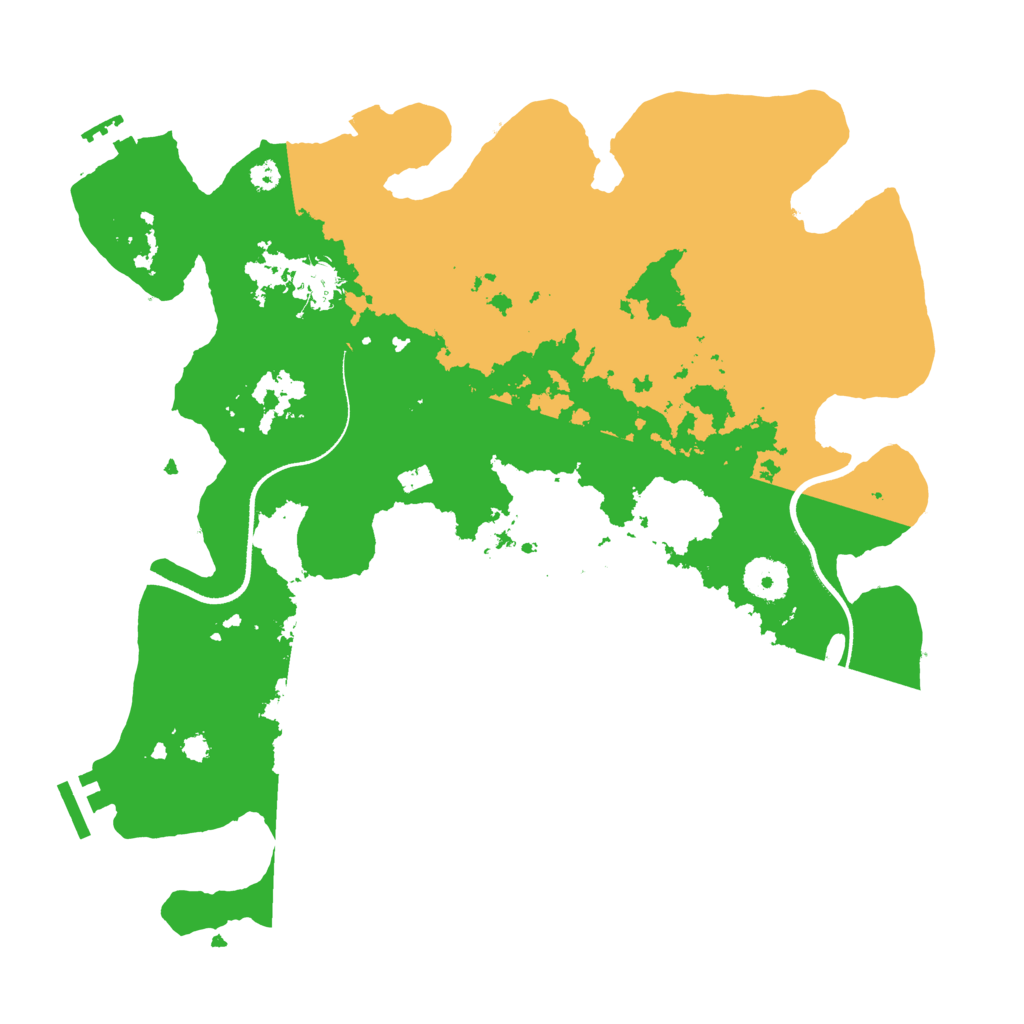 Biome Rust Map: Procedural Map, Size: 3500, Seed: 829118946