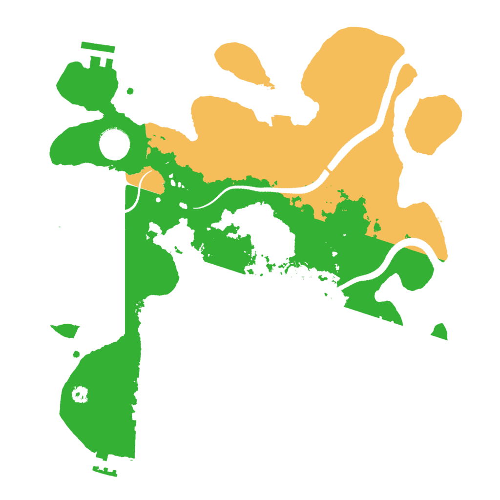 Biome Rust Map: Procedural Map, Size: 3000, Seed: 65534