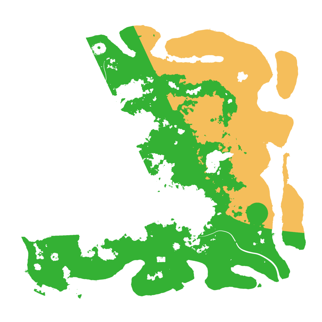 Biome Rust Map: Procedural Map, Size: 4000, Seed: 572074