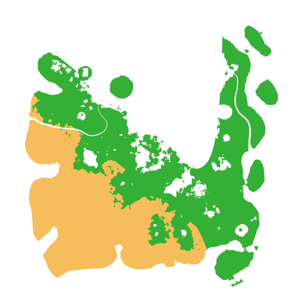 Biome Rust Map: Procedural Map, Size: 3700, Seed: 589608769