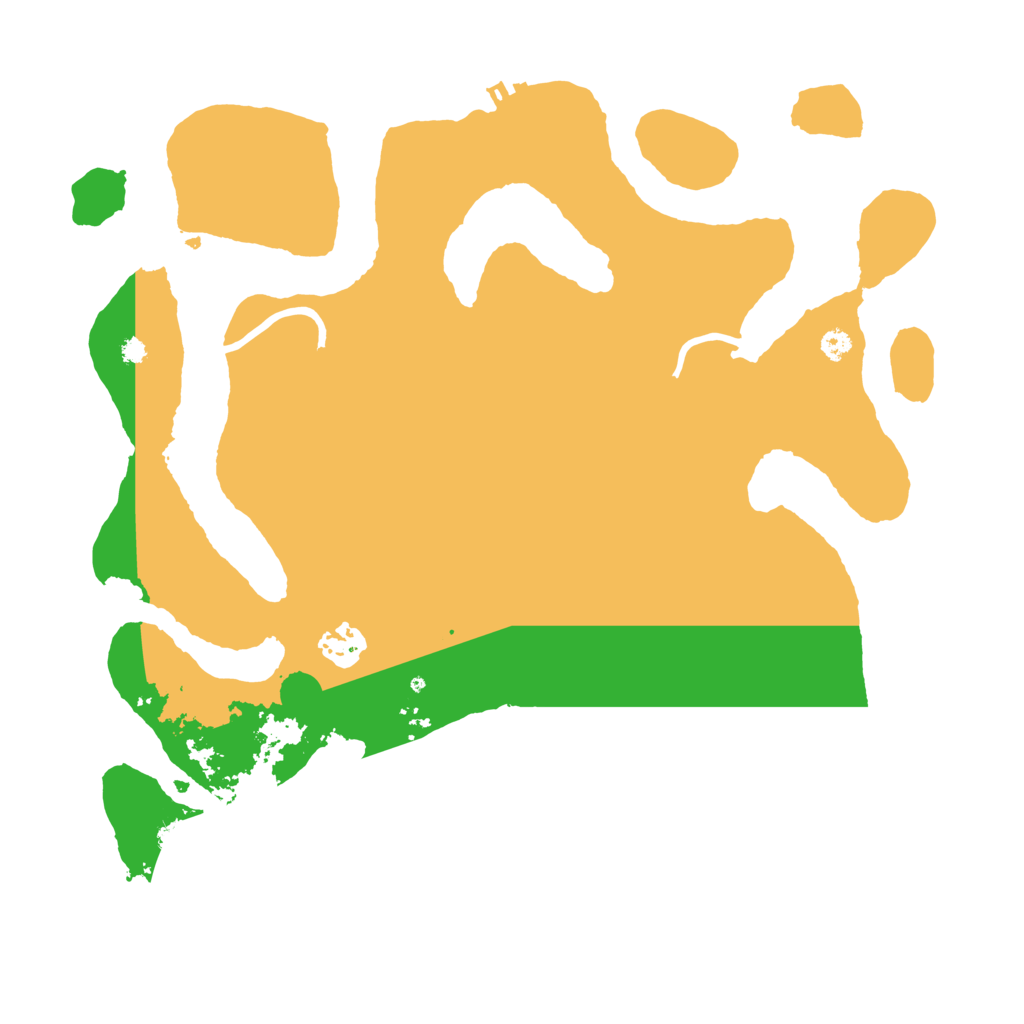 Biome Rust Map: Procedural Map, Size: 3500, Seed: 474951430