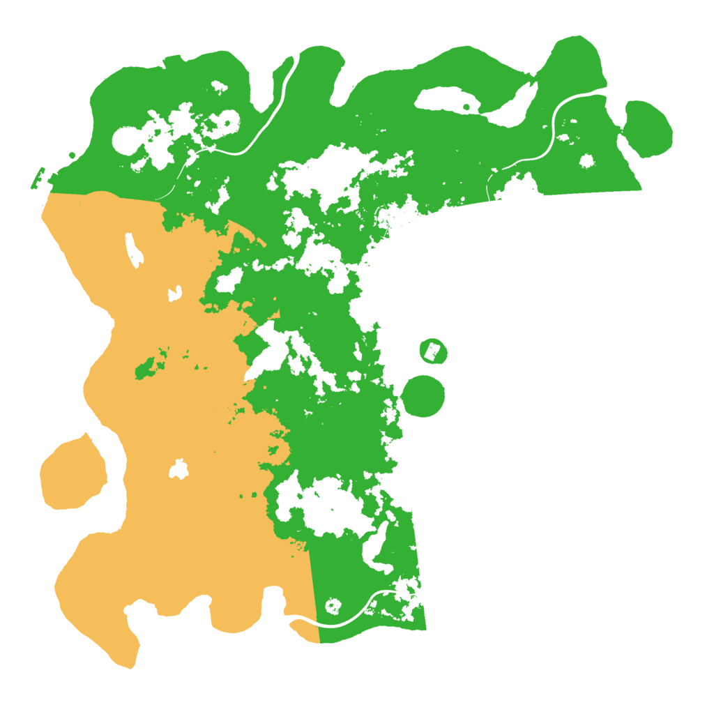 Biome Rust Map: Procedural Map, Size: 4500, Seed: 4441035
