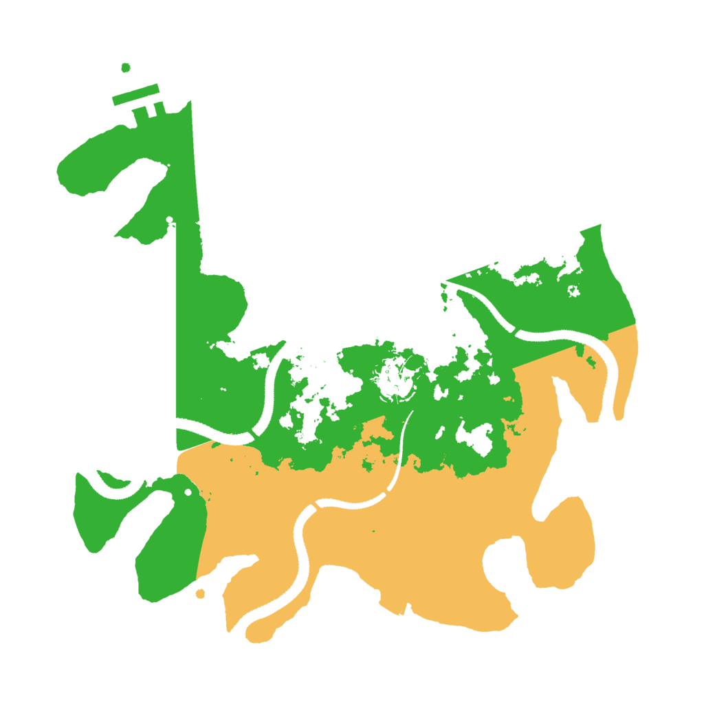 Biome Rust Map: Procedural Map, Size: 3000, Seed: 70112267