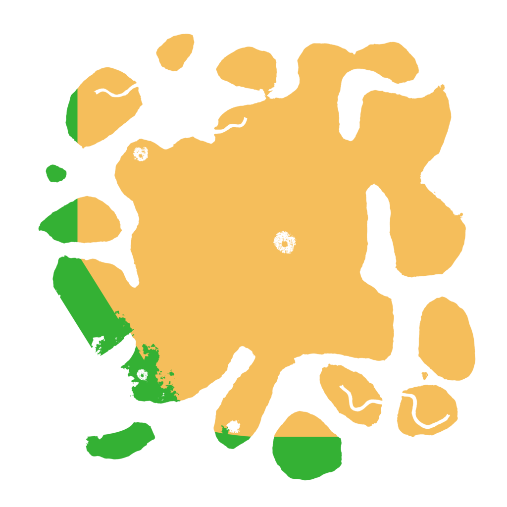 Biome Rust Map: Procedural Map, Size: 3500, Seed: 635793