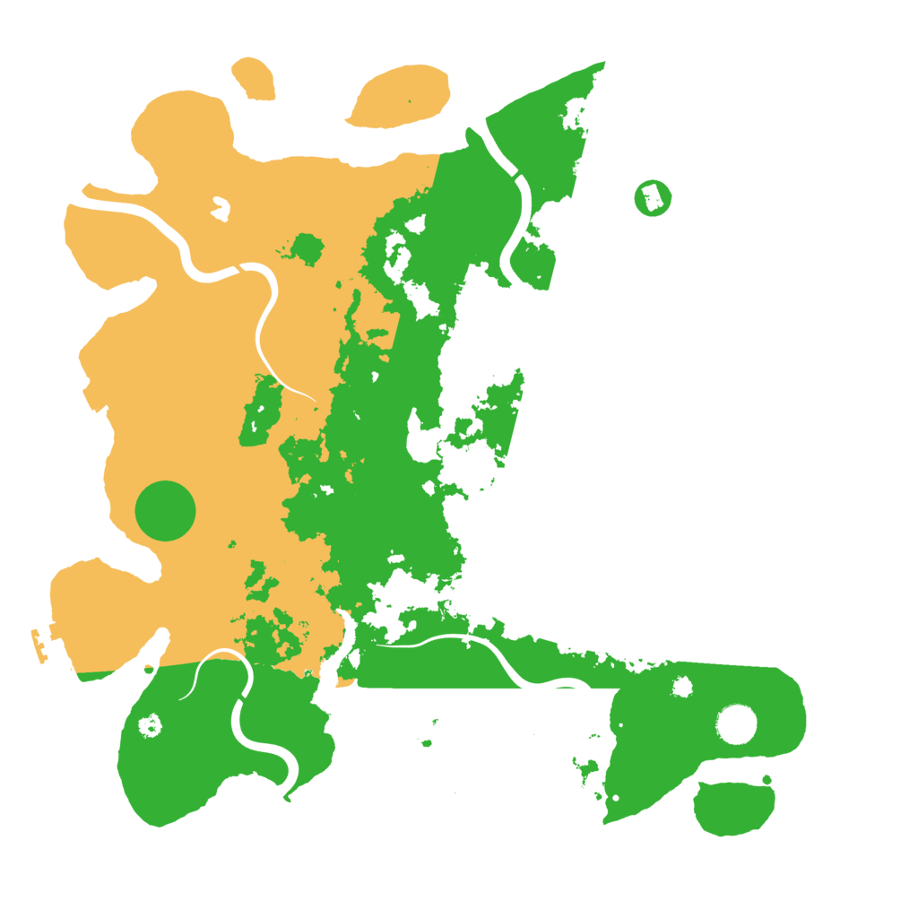 Biome Rust Map: Procedural Map, Size: 4000, Seed: 5589