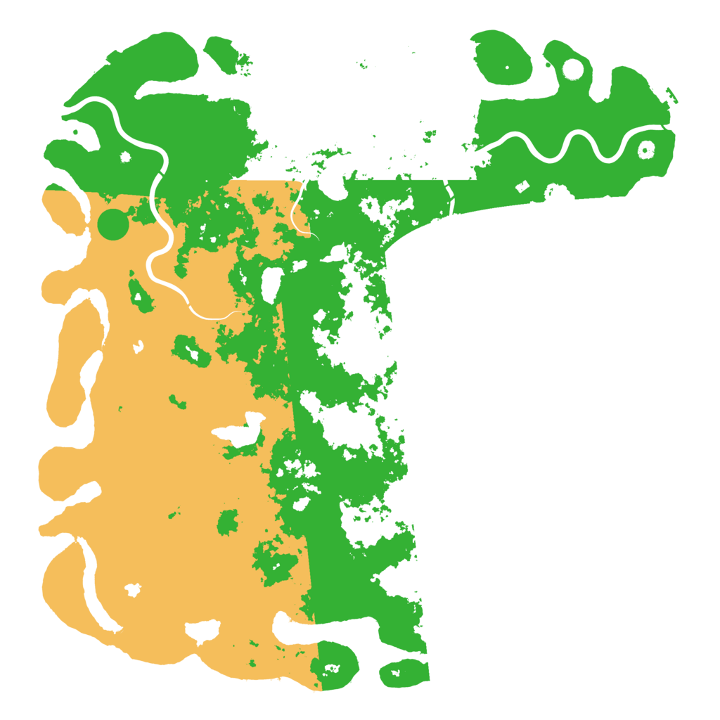 Biome Rust Map: Procedural Map, Size: 6000, Seed: 66345668