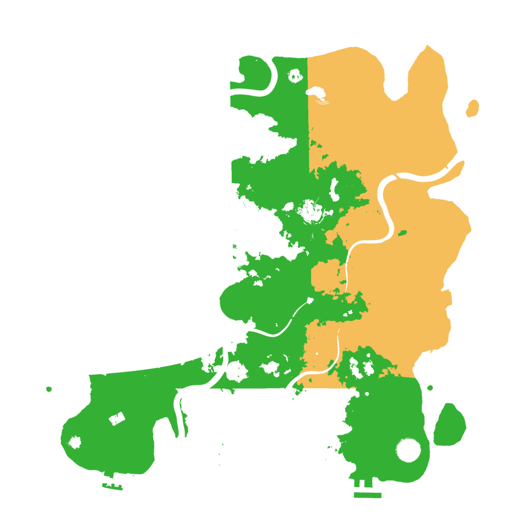 Biome Rust Map: Procedural Map, Size: 3800, Seed: 6724