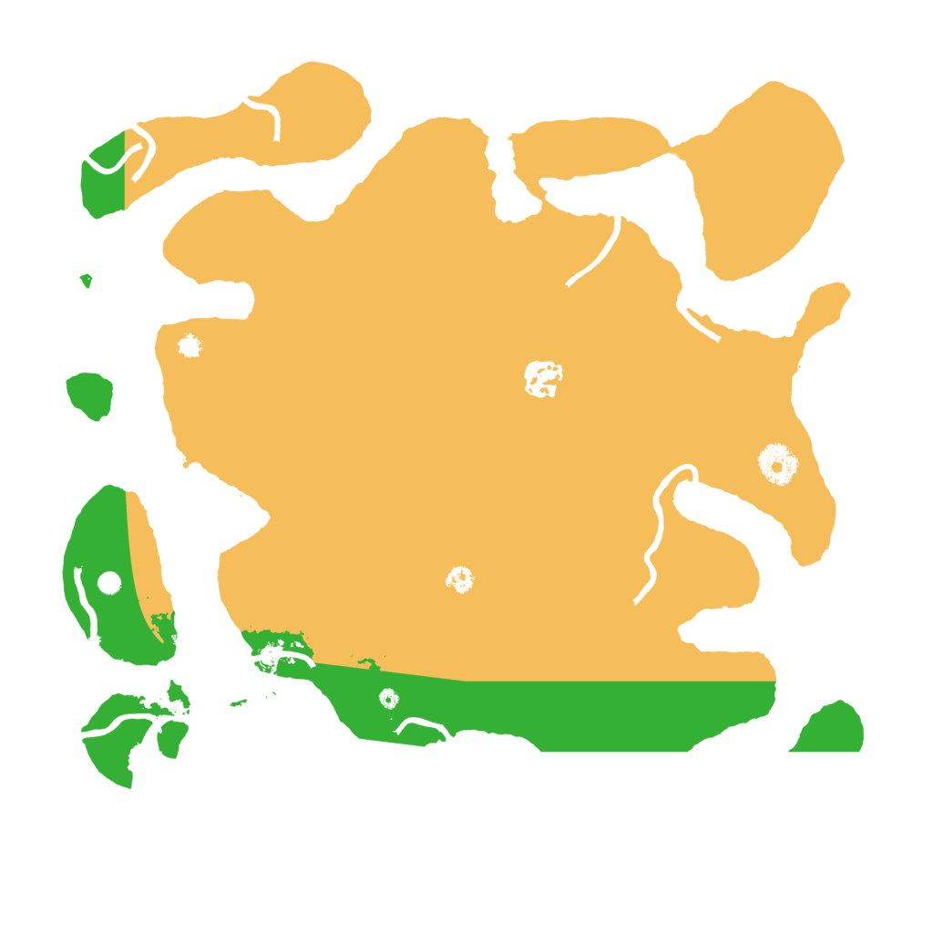 Biome Rust Map: Procedural Map, Size: 3550, Seed: 160708