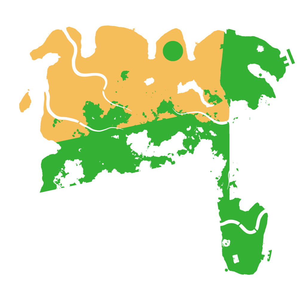 Biome Rust Map: Procedural Map, Size: 4000, Seed: 420970