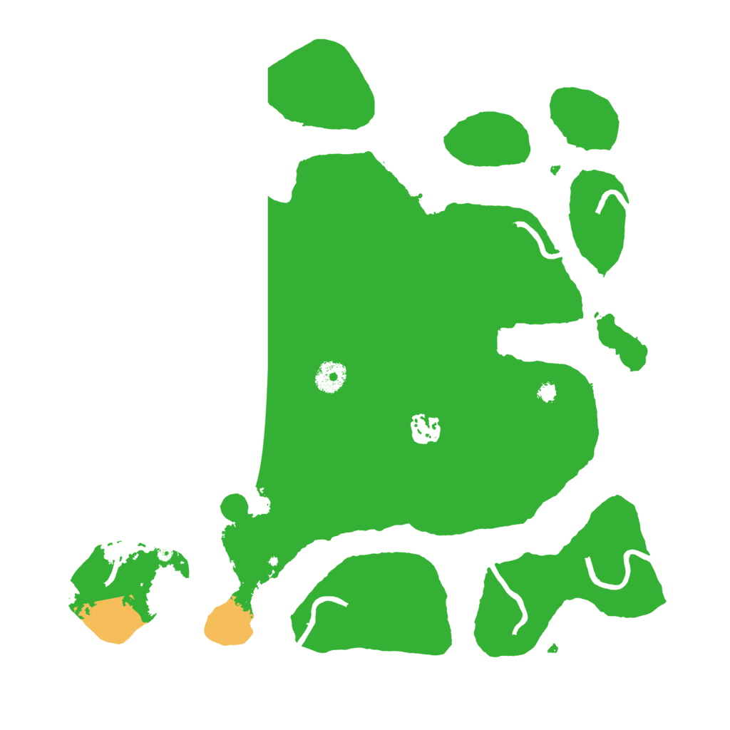 Biome Rust Map: Procedural Map, Size: 3550, Seed: 854236