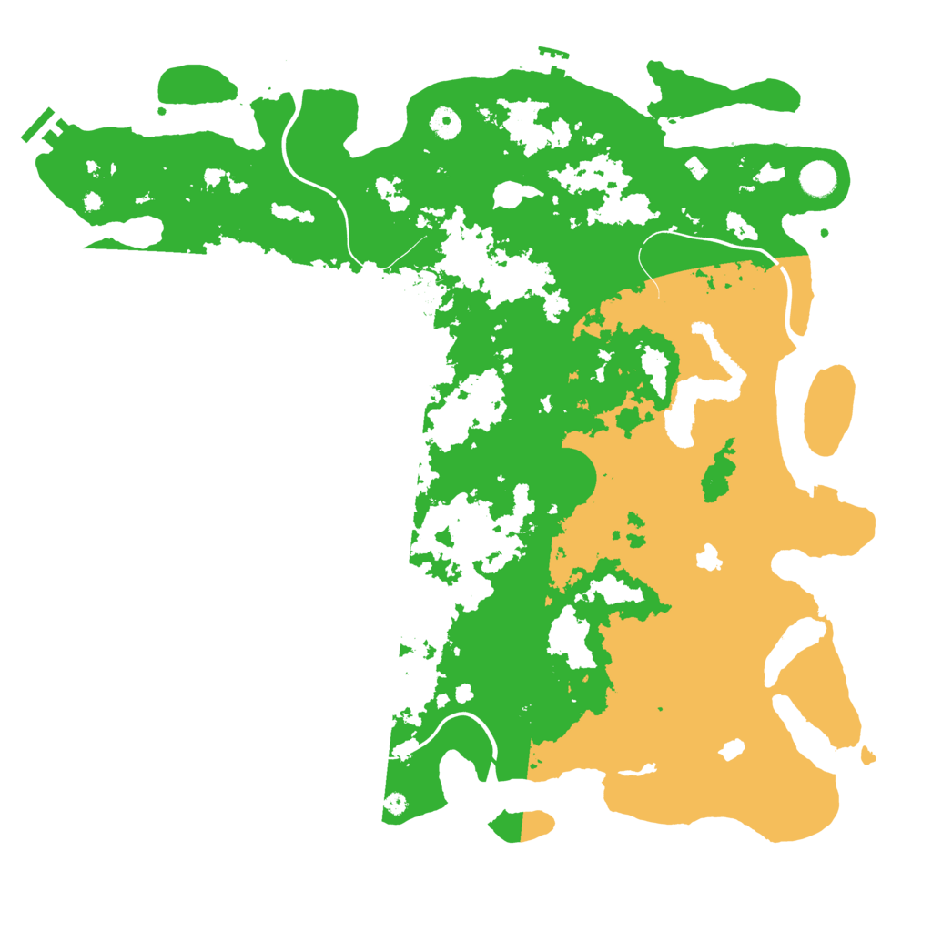 Biome Rust Map: Procedural Map, Size: 4500, Seed: 3828935