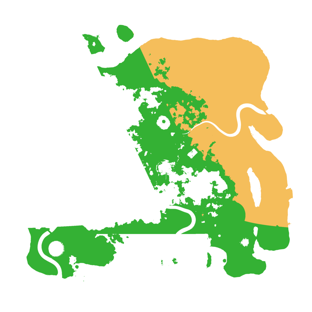 Biome Rust Map: Procedural Map, Size: 3550, Seed: 572074