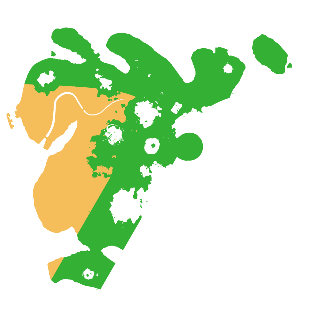 Biome Rust Map: Procedural Map, Size: 3000, Seed: 101911
